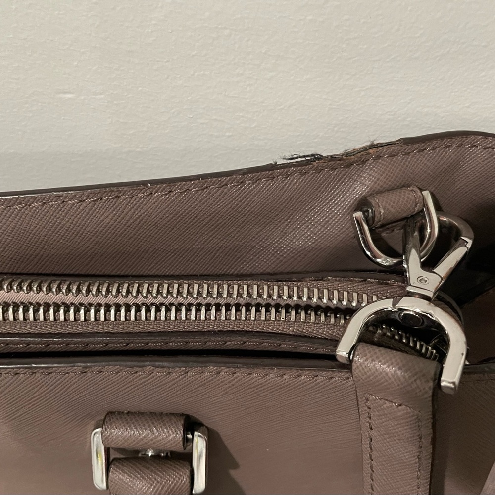 EUC - {MICHAEL Michael Kors} STUDIO SAVANNAH LARGE SATCHEL - Cinder 190049690635 - Picture 3 of 12